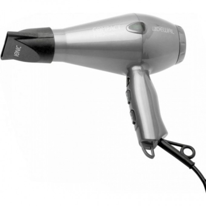 Фен 2000 Вт Compact Pro ionic DEWAL 03-6008-Silver* Фен 2000 Вт Compact Pro ionic DEWAL 03-6008-Silver*
