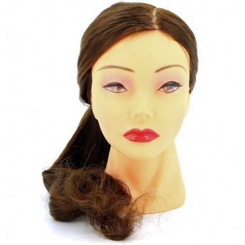 Голова-манекен учебная "шатенка" для парикмахеров DEWAL FI-2022XL-6 Голова-манекен учебная "шатенка" для парикмахеров DEWAL FI-2022XL-6