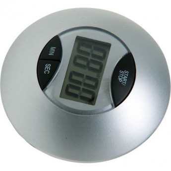 Таймер электронный круглый серебристый DEWAL NTM005 Таймер электронный круглый серебристый DEWAL NTM005